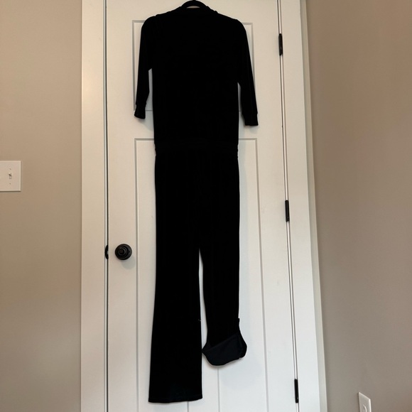 Vintage Juicy Couture Black Velour Jumpsuit Romper - Picture 5 of 7